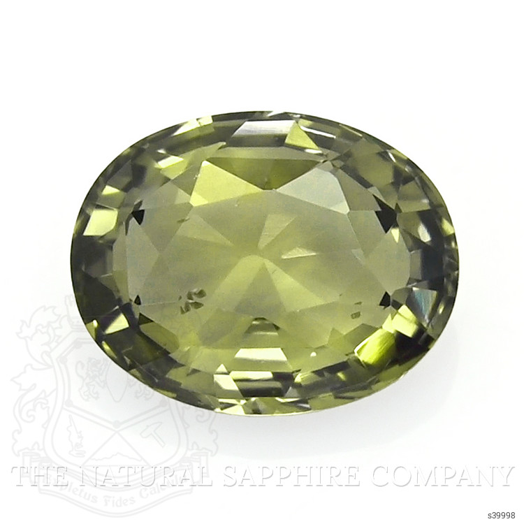 1.13 Ct. Yellowish Green Sapphire from Tanzania