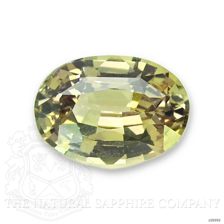 1.41 Ct. Yellowish Green Sapphire from Tanzania