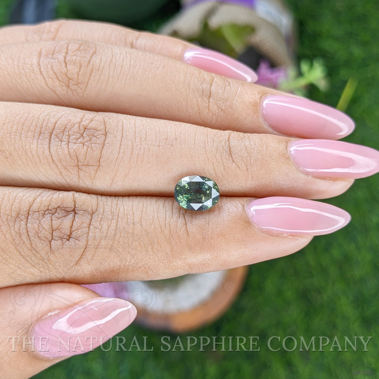 1.94 Ct. Bluish Green Sapphire from Tanzania