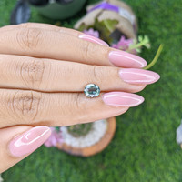1.17 Ct. Bluish Green Sapphire from Tanzania Life Style
