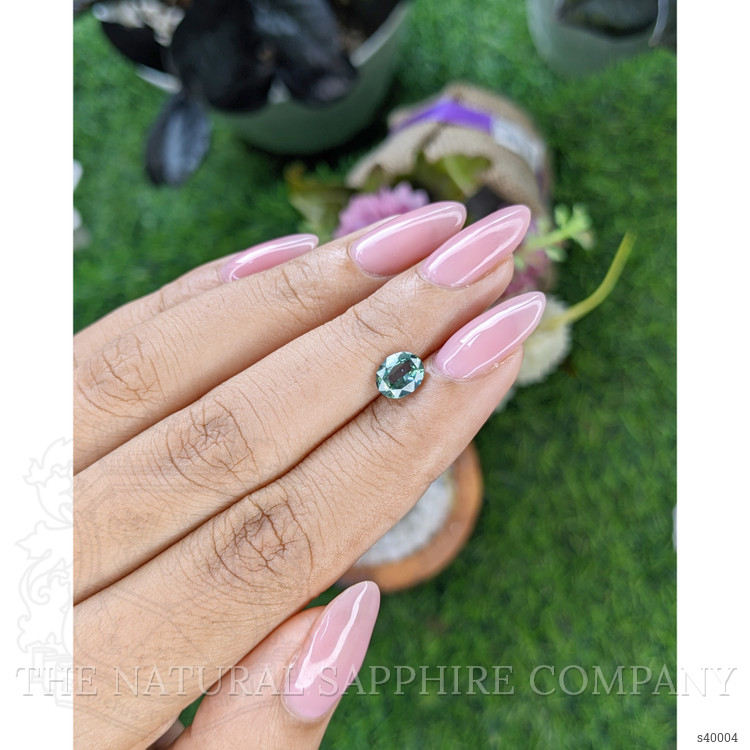 1.17 Ct. Bluish Green Sapphire from Tanzania
