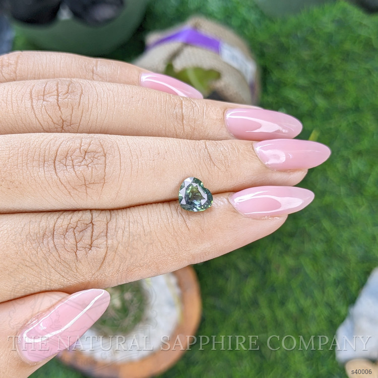 1.79 Ct. Green Sapphire from Tanzania