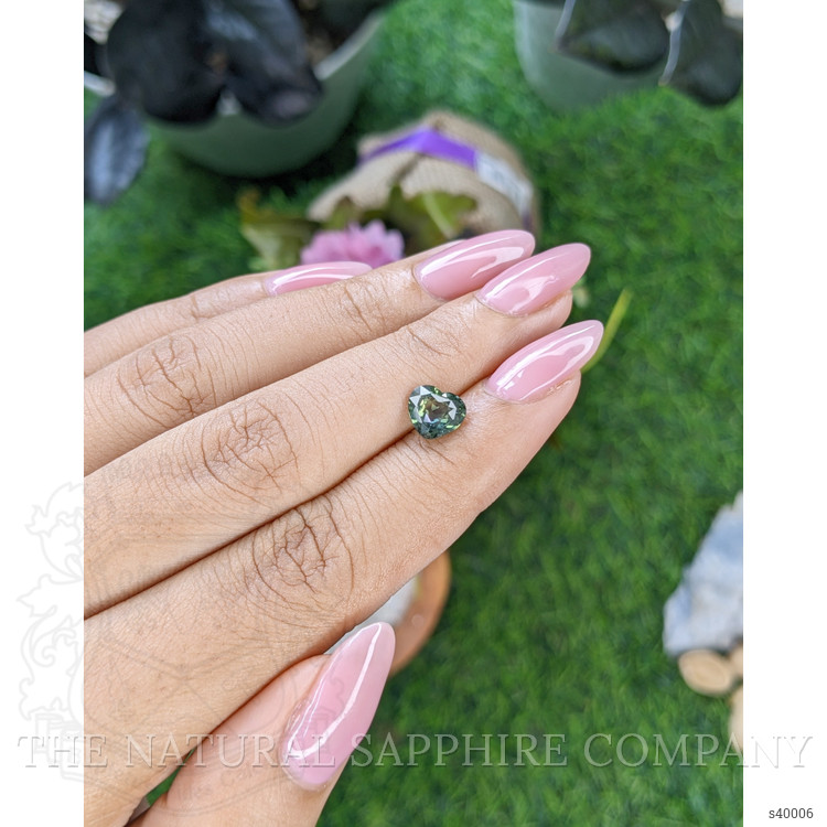 1.79 Ct. Green Sapphire from Tanzania