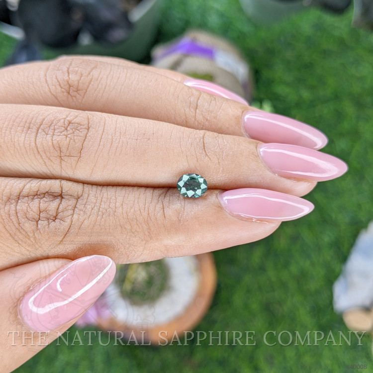 0.85 Ct. Bluish Green Sapphire from Tanzania