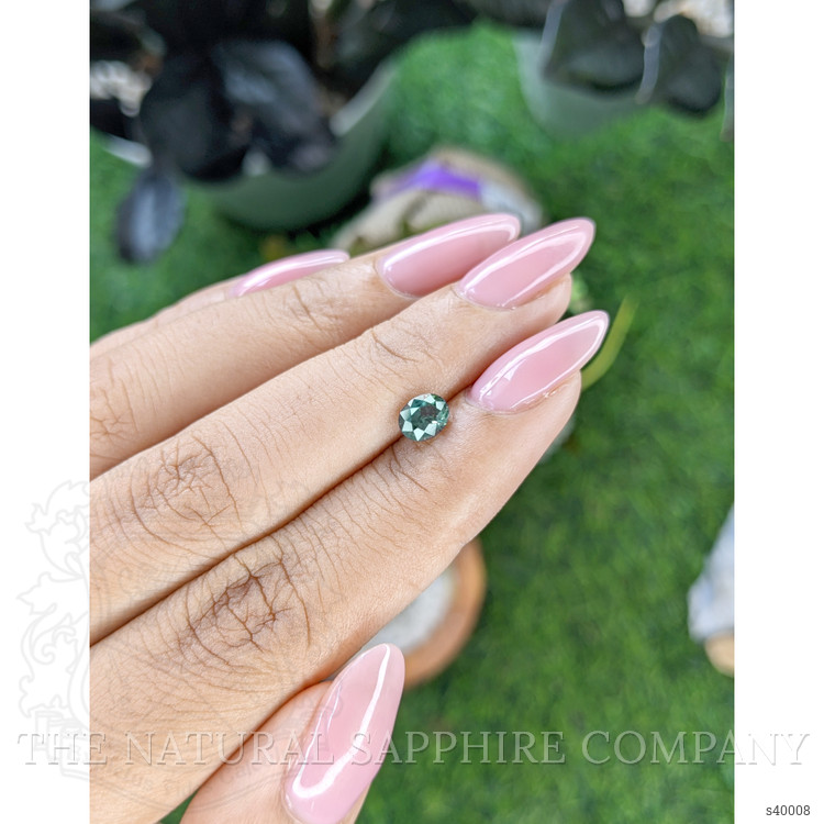 0.85 Ct. Bluish Green Sapphire from Tanzania