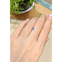 0.41 Ct. Blue Sapphire from Montana Life Style