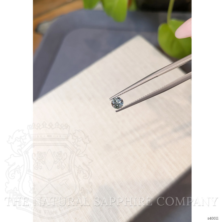 0.44 Ct. Greyish Blue Sapphire from Montana