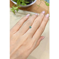 0.42 Ct. Bluish Green Sapphire from Montana Life Style