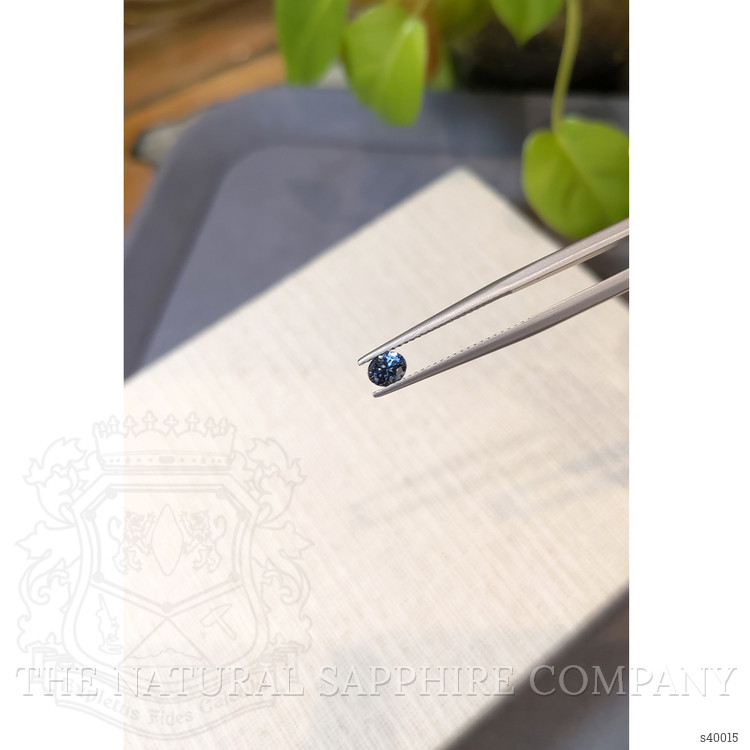 0.48 Ct. Blue Sapphire from Montana