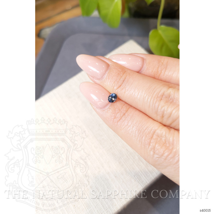0.48 Ct. Blue Sapphire from Montana