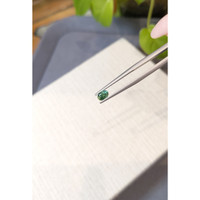 0.46 Ct. Yellowish Green Sapphire from Montana Life Style