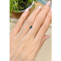 0.47 Ct. Bluish Green Sapphire from Montana Life Style