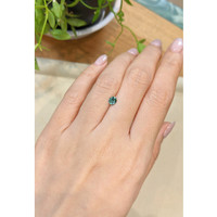 0.47 Ct. Bluish Green Sapphire from Montana Life Style
