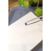 0.35 Ct. Bluish Grey Sapphire from Montana Life Style