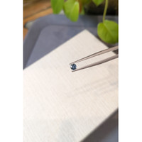0.34 Ct. Bluish Grey Sapphire from Montana Life Style