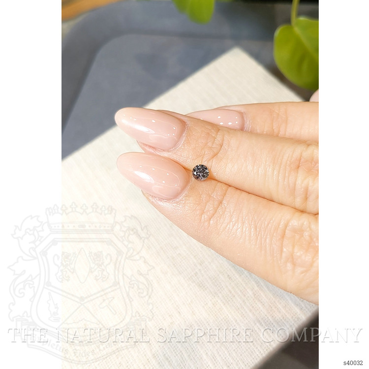 0.34 Ct. Purple Sapphire from Montana