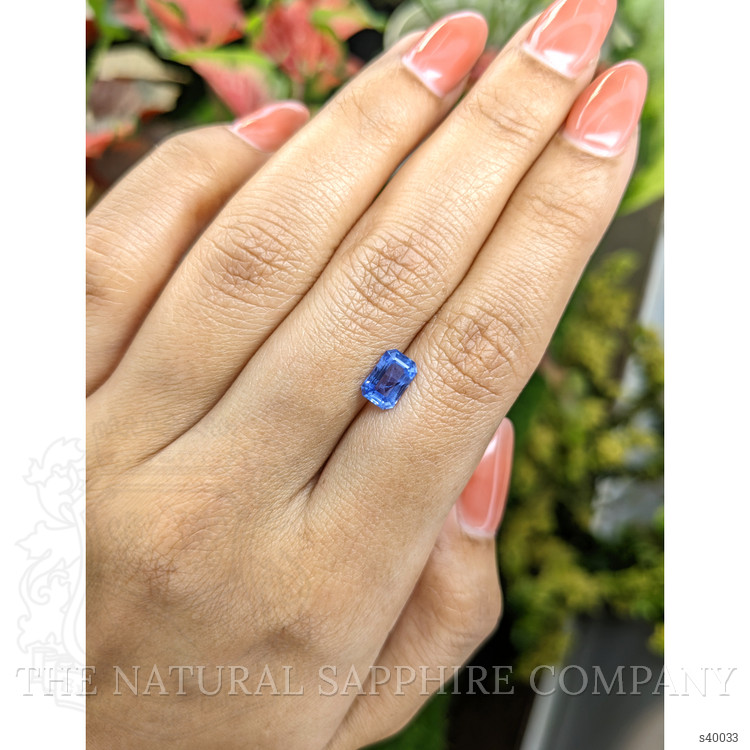 1.38 Ct. Blue Sapphire from Ceylon (Sri Lanka)