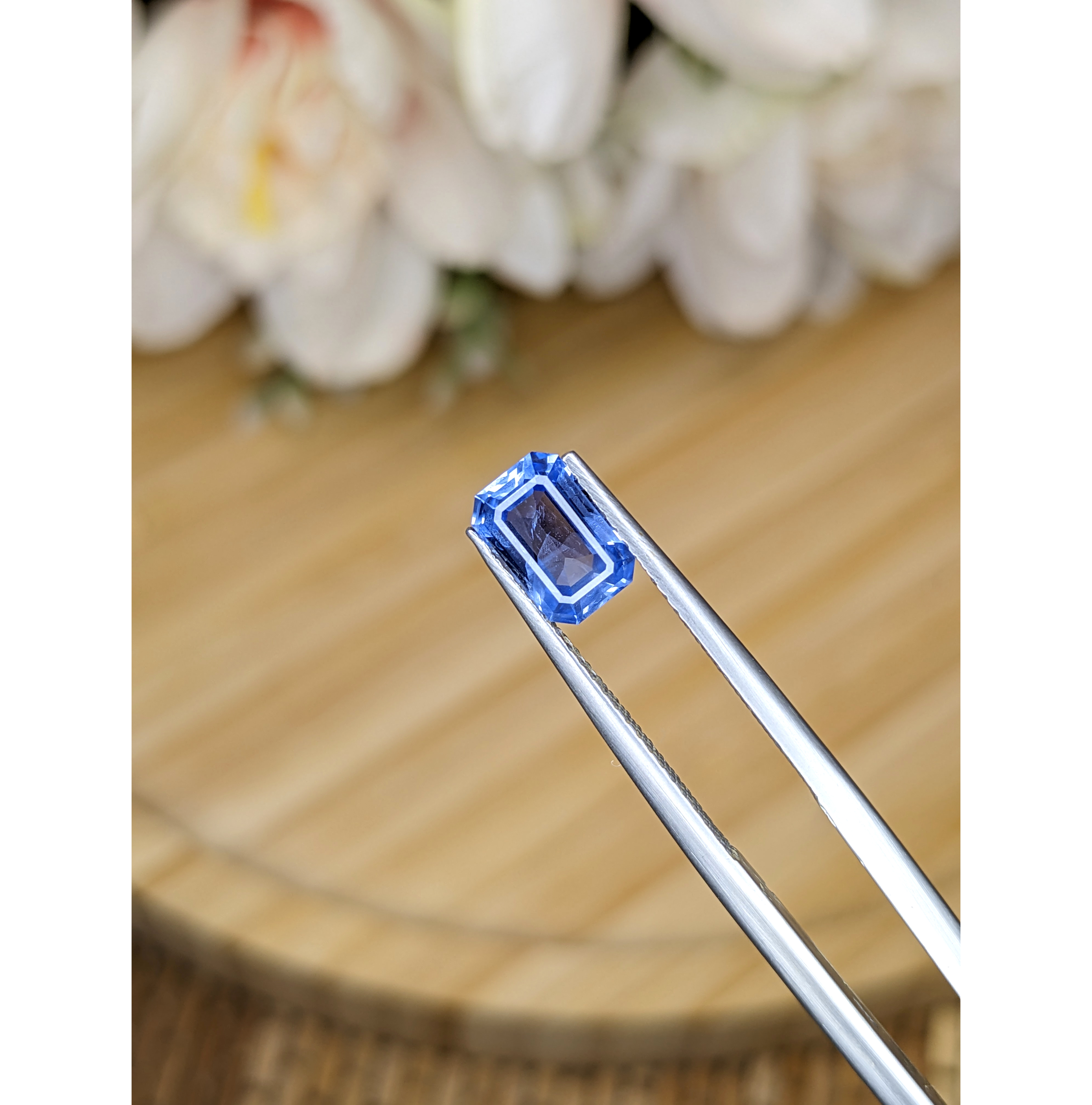 Loose Blue Sapphire - Emerald Cut 1.38 Ct. - #S40033 | The Natural
