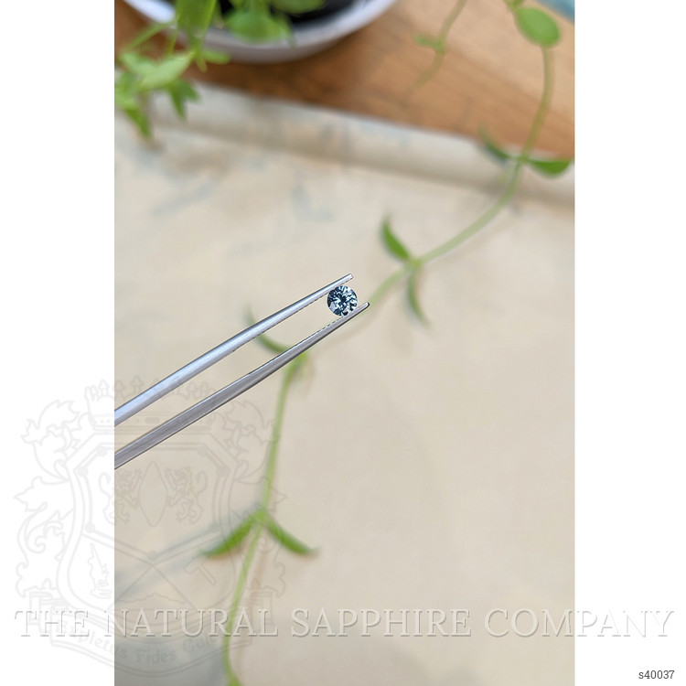 0.35 Ct. Bluish Green Sapphire from Montana
