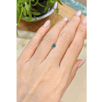 0.49 Ct. Bluish Green Sapphire from Montana Life Style