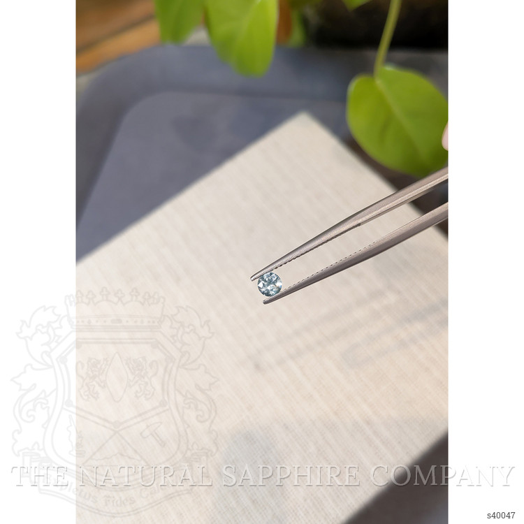0.28 Ct. Bluish Grey Sapphire from Montana