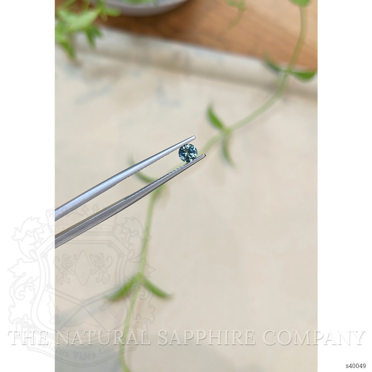 0.35 Ct. Bluish Green Sapphire from Montana