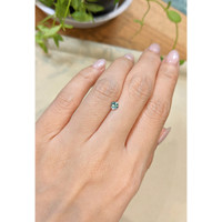0.35 Ct. Bluish Green Sapphire from Montana Life Style