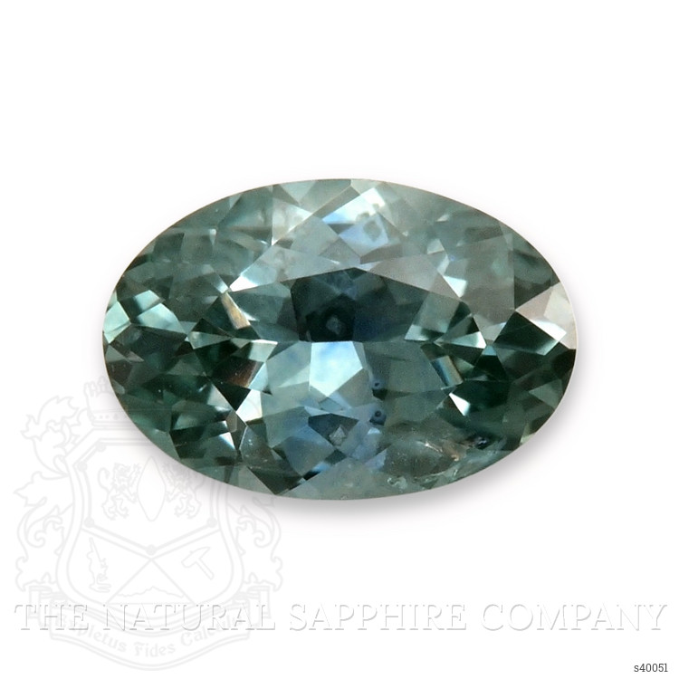 0.48 Ct. Bluish Green Sapphire from Montana