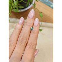 0.48 Ct. Bluish Green Sapphire from Montana Life Style