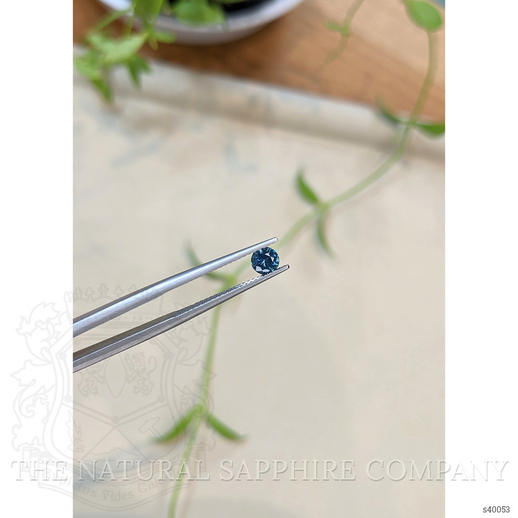 0.38 Ct. Bluish Green Sapphire from Montana
