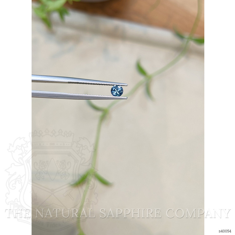 0.38 Ct. Bluish Green Sapphire from Montana