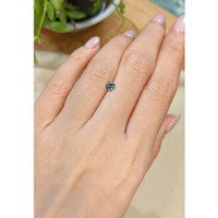 0.39 Ct. Bluish Green Sapphire from Montana Life Style
