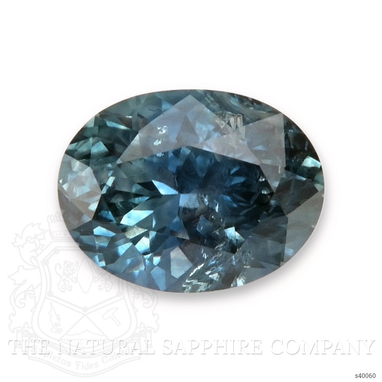0.48 Ct. Bluish Green Sapphire from Montana