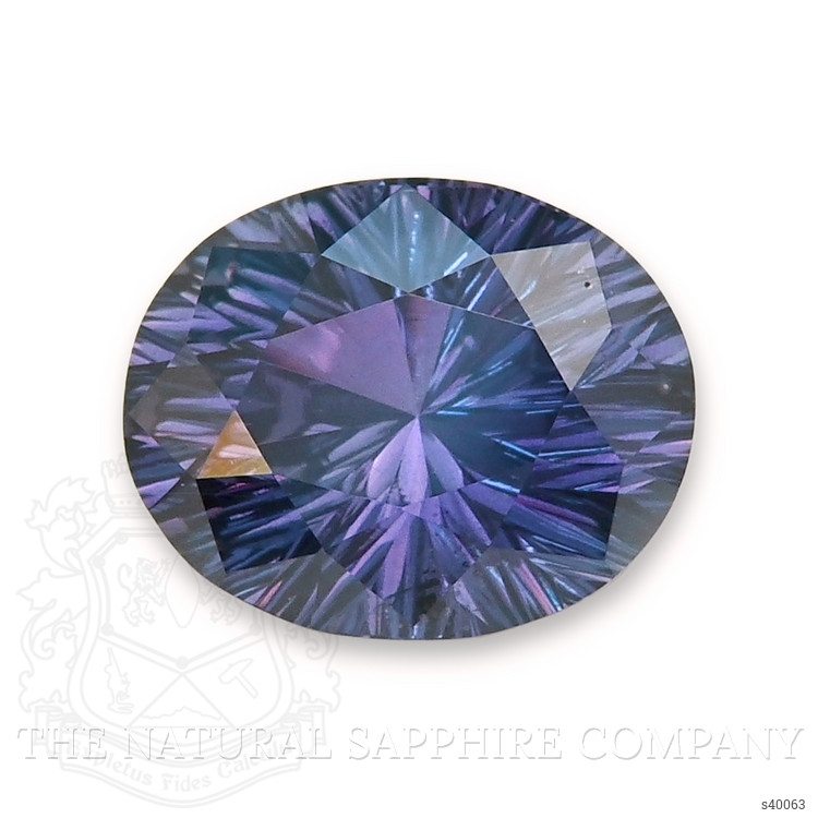 2.54 Ct. Purplish Blue Sapphire from Ceylon (Sri Lanka)