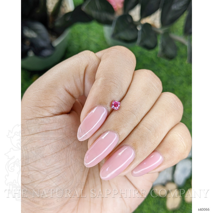 0.33 Ct. Pink Sapphire from Ceylon (Sri Lanka)