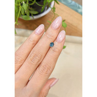 0.48 Ct. Bluish Green Sapphire from Montana Life Style