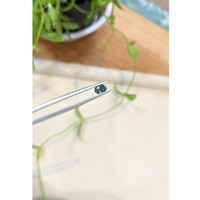 0.49 Ct. Bluish Green Sapphire from Montana Life Style