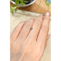 0.36 Ct. Bluish Green Sapphire from Montana Life Style