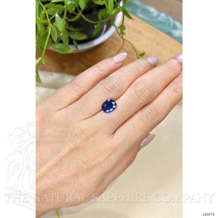 2.77 Ct. Blue Sapphire from Thailand