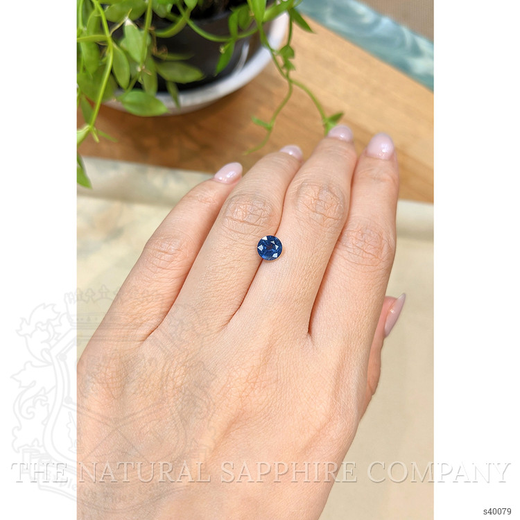 1.47 Ct. Blue Sapphire from Ceylon (Sri Lanka)