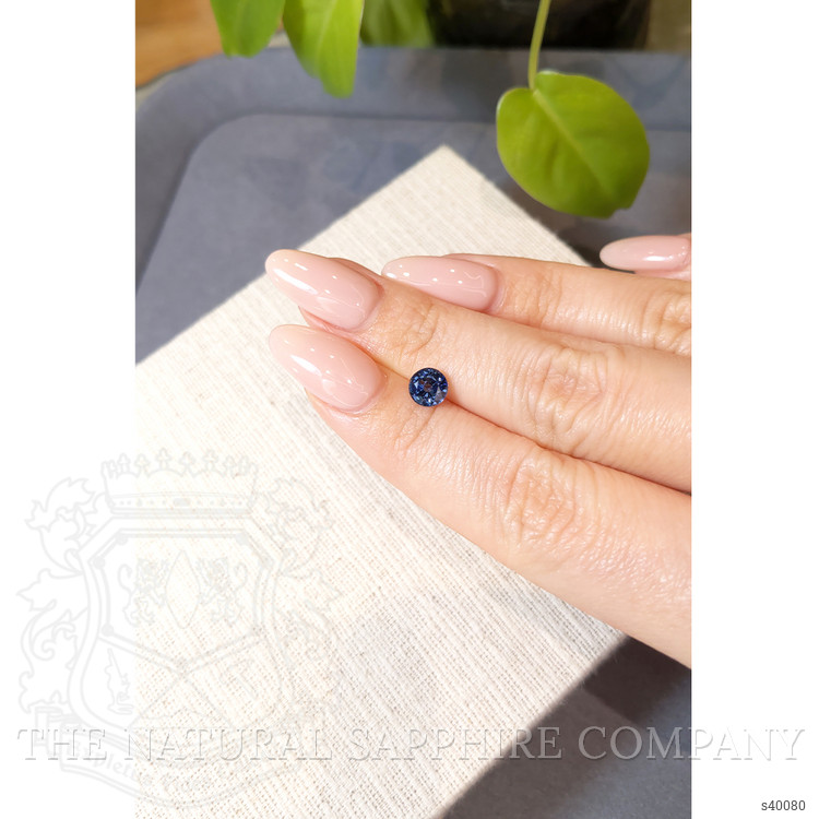 1.09 Ct. Blue Sapphire from Ceylon (Sri Lanka)
