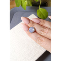 9.70 Ct. Greyish Blue Star Sapphire from Ceylon (Sri Lanka) Life Style