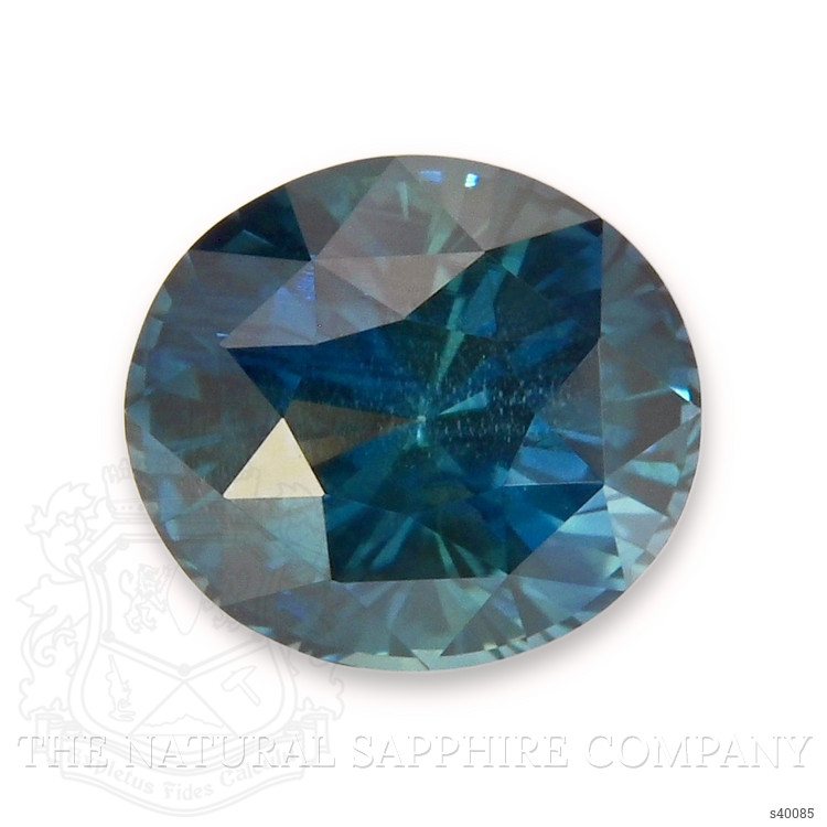 2.11 Ct. Greenish Blue Sapphire from Madagascar