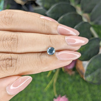 1.08 Ct. Bluish Green Sapphire from Madagascar Life Style