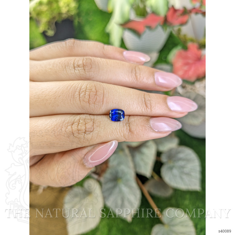 1.69 Ct. Blue Sapphire from Ceylon (Sri Lanka)