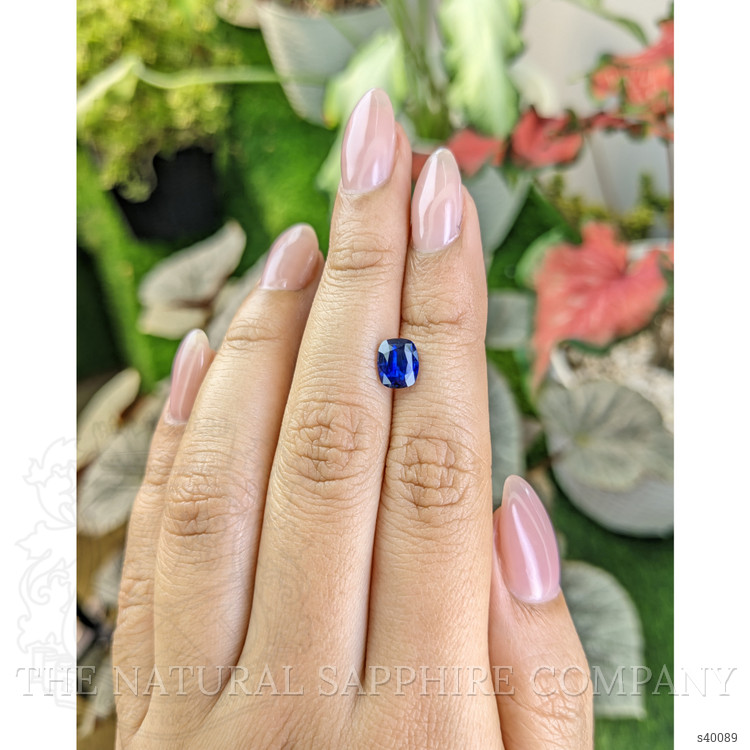 1.69 Ct. Blue Sapphire from Ceylon (Sri Lanka)