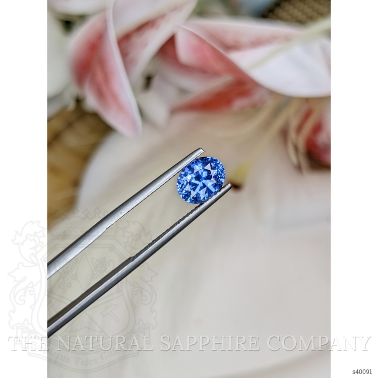 2.41 Ct. Blue Sapphire from Ceylon (Sri Lanka)