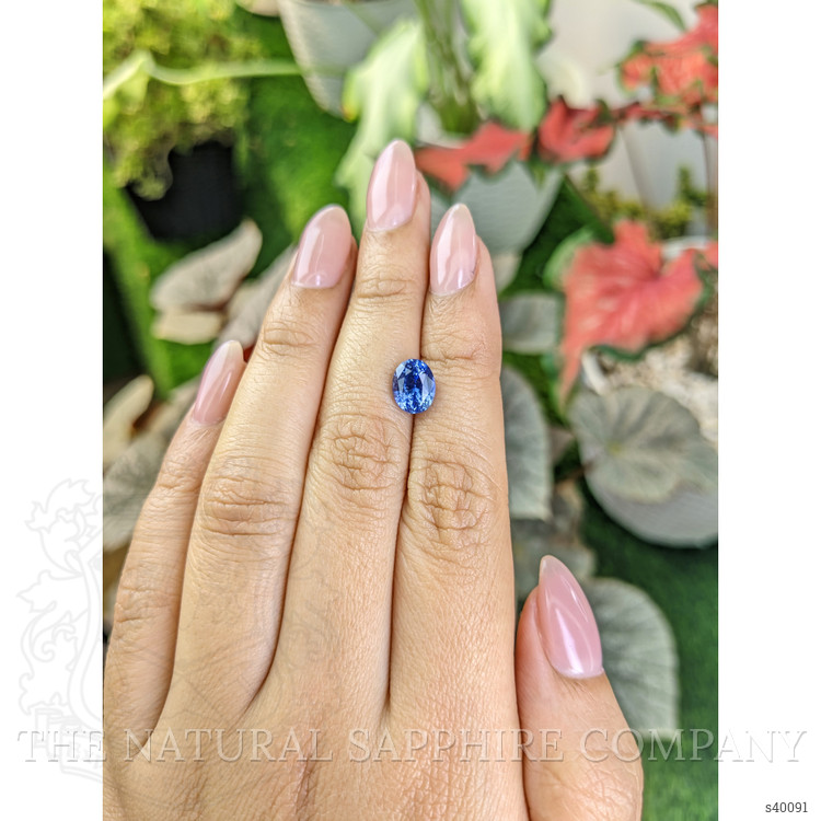 2.41 Ct. Blue Sapphire from Ceylon (Sri Lanka)