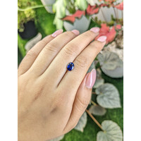 1.44 Ct. Blue Sapphire from Ceylon (Sri Lanka) Life Style