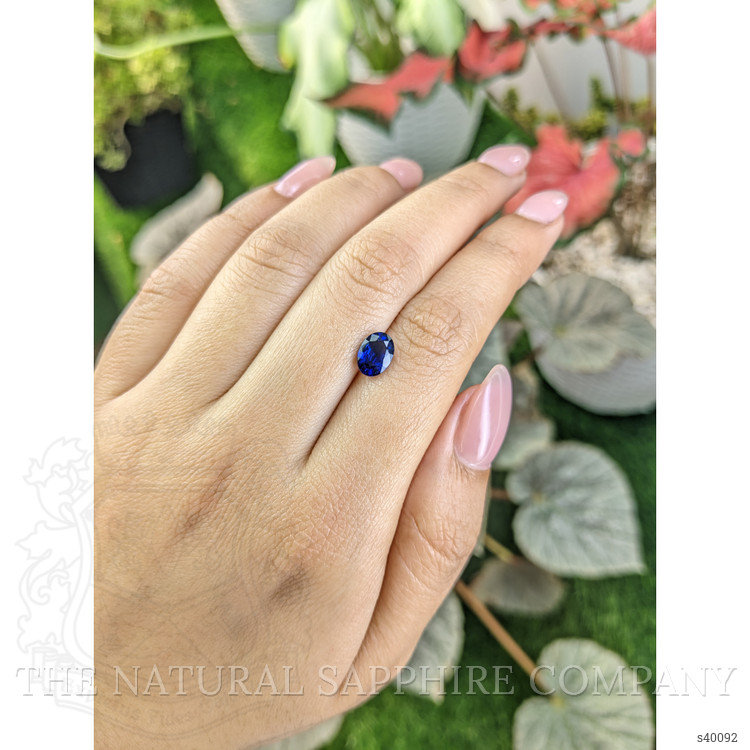 1.44 Ct. Blue Sapphire from Ceylon (Sri Lanka)
